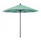 California Umbrella 9' Black Aluminum Market Patio Umbrella, Sunbrella Spectrum Mist 194061335079 - alternate 1